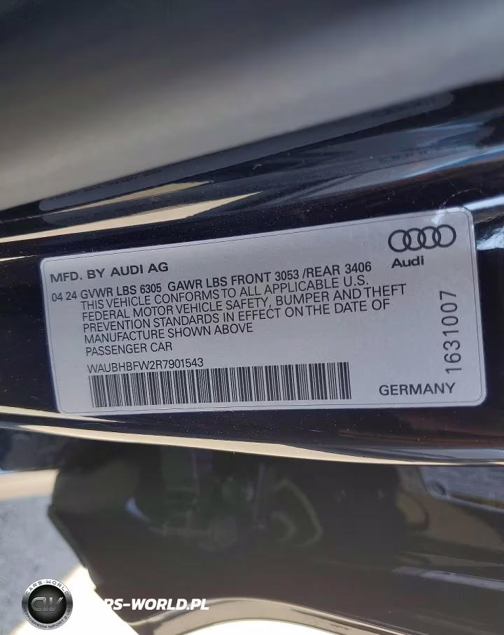 2024 Audi Rs E-Tron Gt VIN:WAUBHBFW2R7901543 - 12