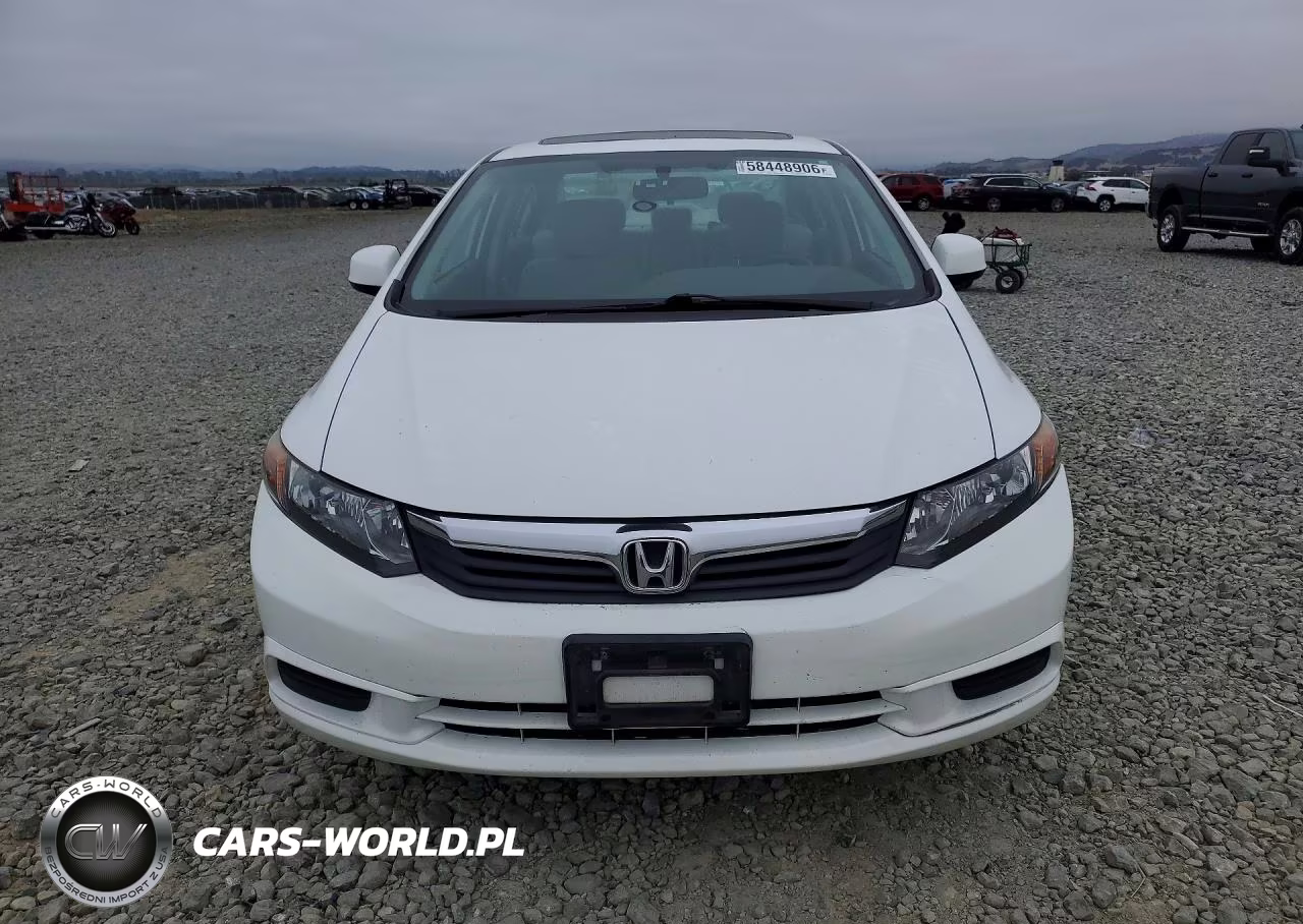 2012 Honda Civic Ex VIN:19XFB2F85CE387895 - 5