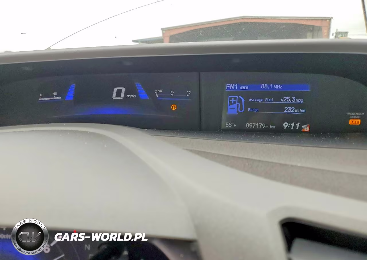2012 Honda Civic Ex VIN:19XFB2F85CE387895 - 9