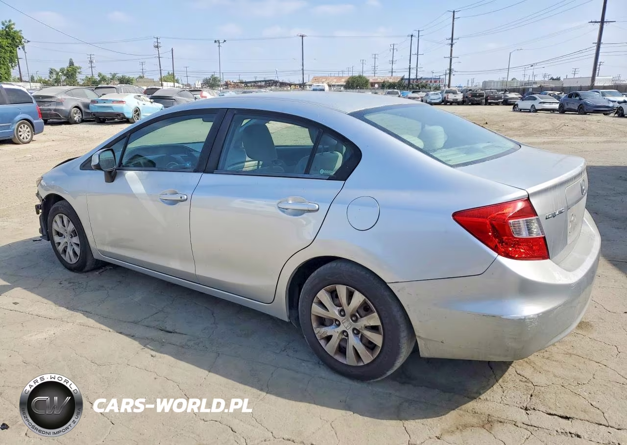 2012 Honda Civic Lx VIN:2HGFB2F56CH324669 - 2