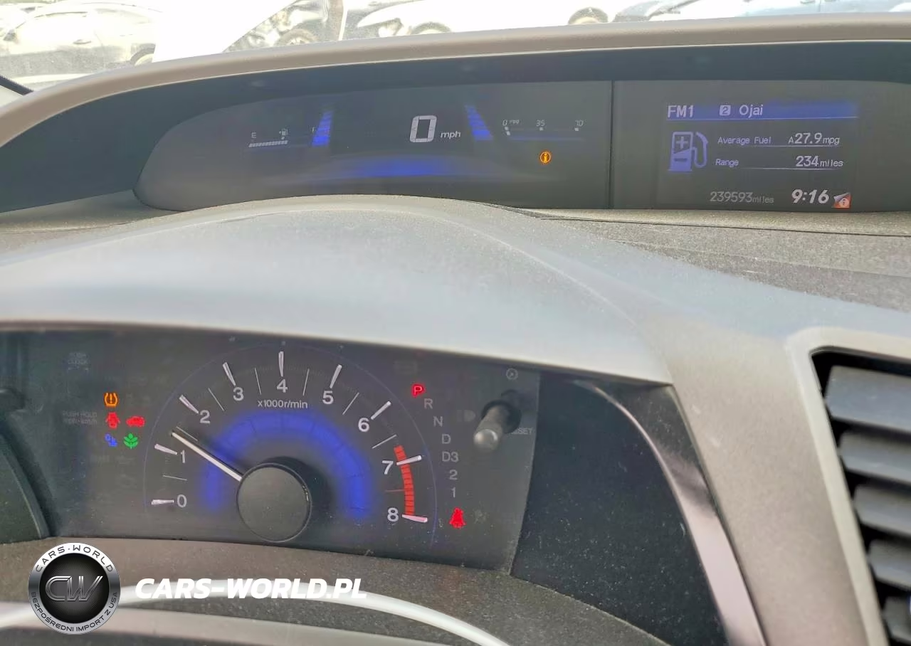 2012 Honda Civic Lx VIN:2HGFB2F56CH324669 - 9