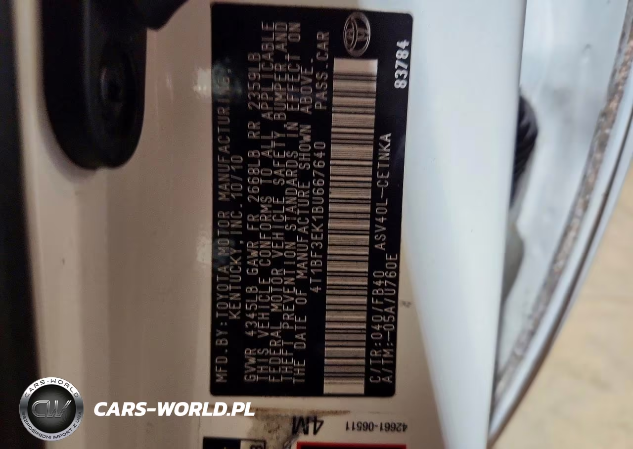 2011 Toyota Camry Base VIN:4T1BF3EK1BU667640 - 13