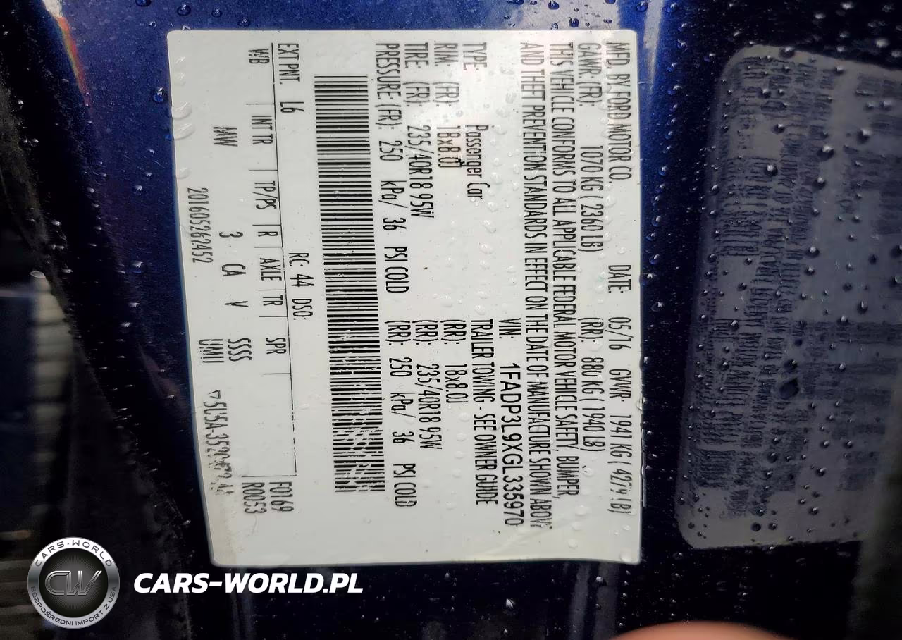 2016 Ford Focus St VIN:1FADP3L9XGL335970 - 12