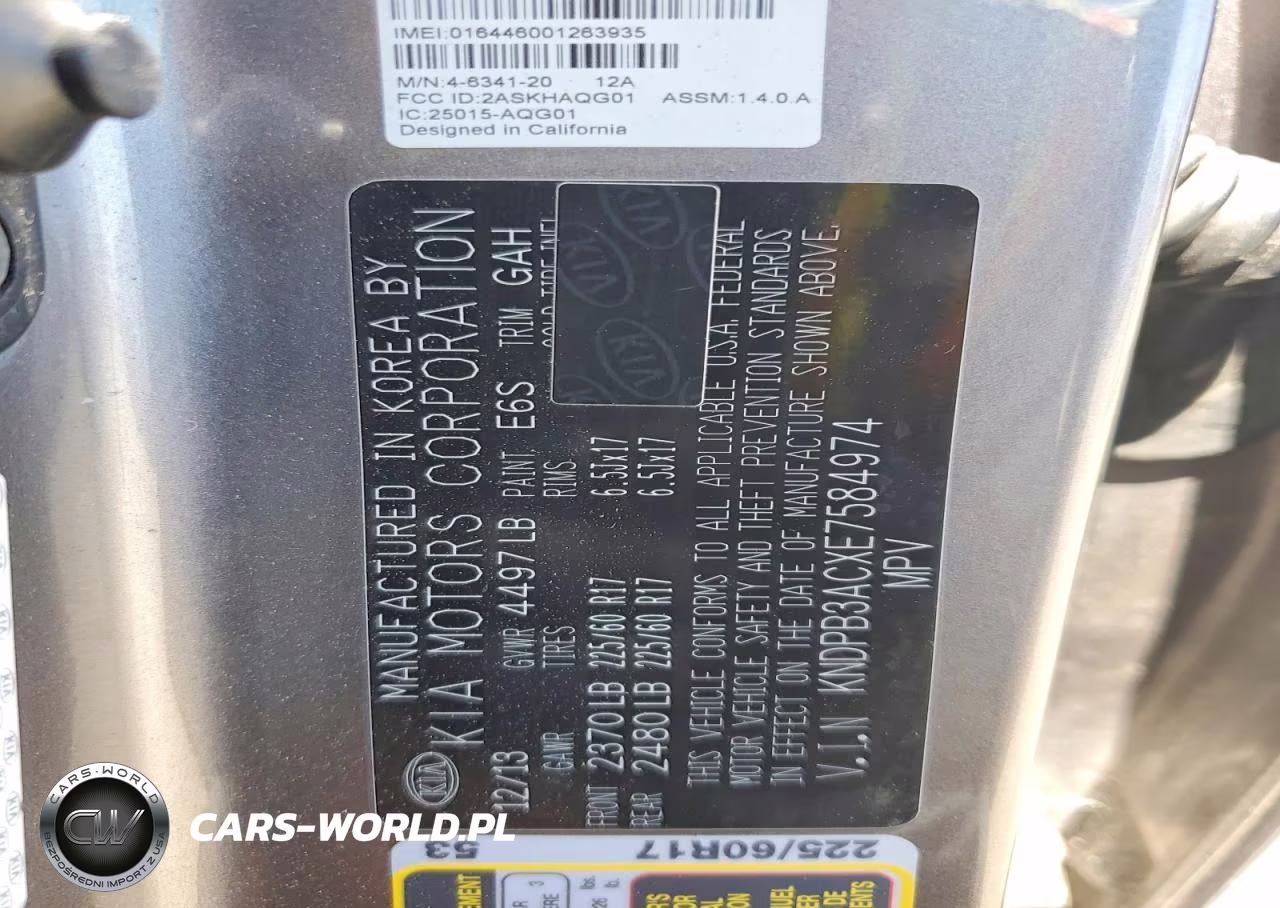 2014 Kia Sportagelx VIN:KNDPB3ACXE7584974 - 13