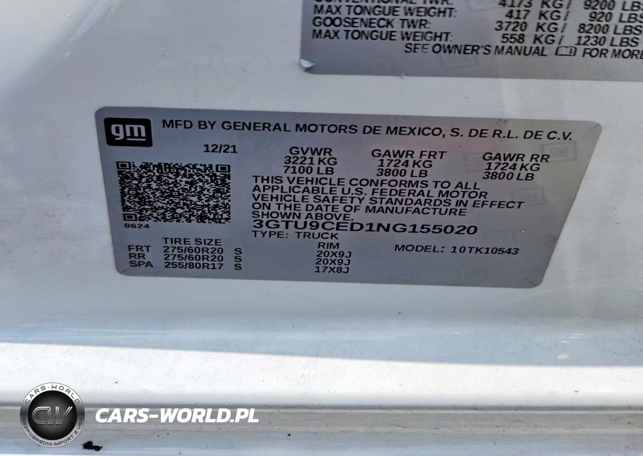 2022 GMC Sierra Limited K1500 Elevation VIN:3GTU9CED1NG155020 - 12