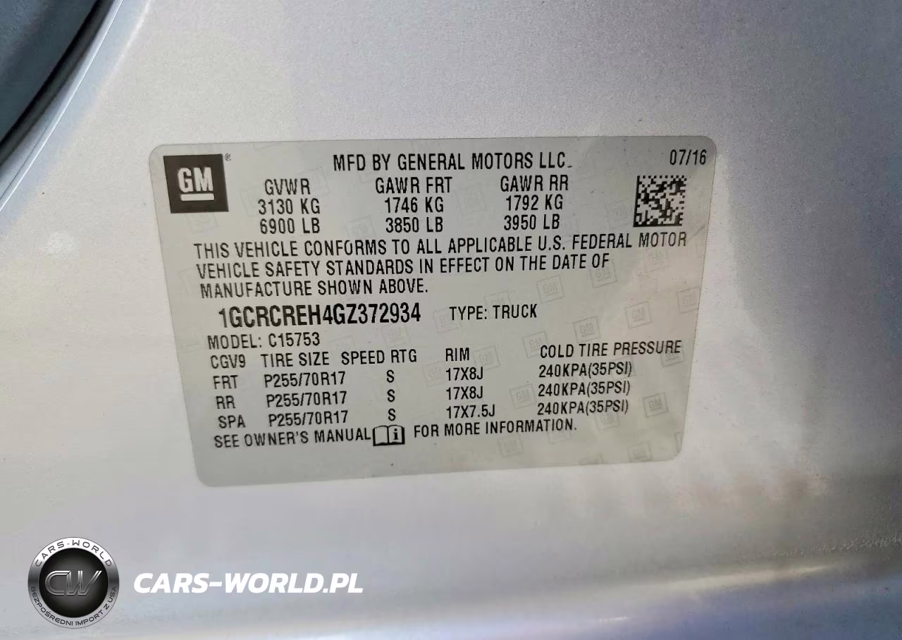 2016 Chevrolet Silverado C1500 Lt VIN:1GCRCREH4GZ372934 - 12