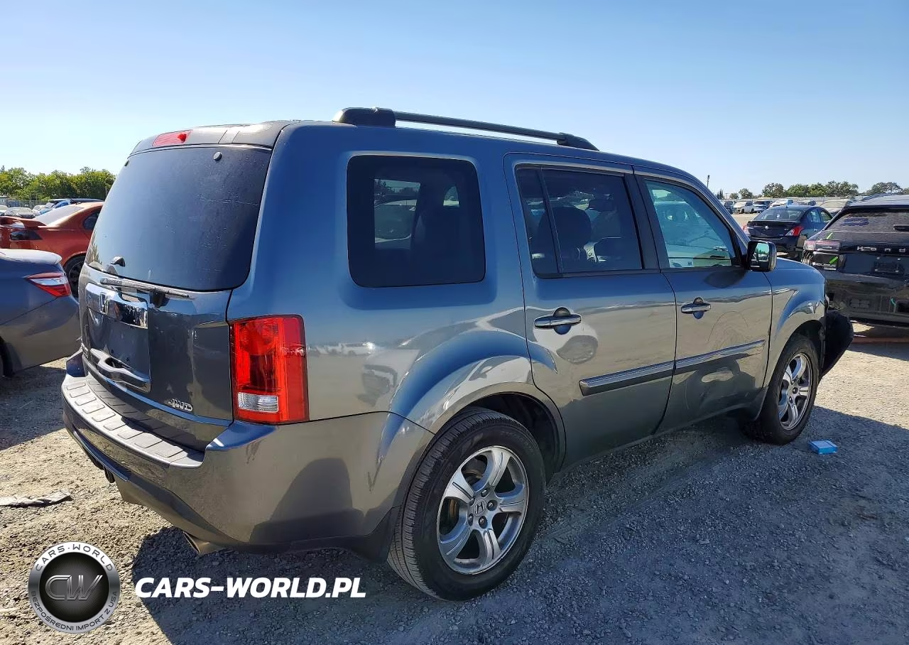 2013 Honda Pilot Exl VIN:5FNYF4H50DB066550 - 3