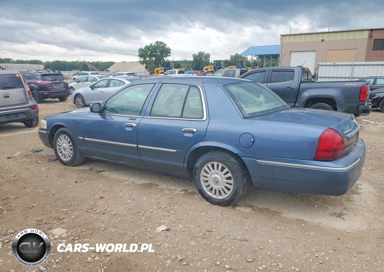 2008 Mercury Grand Marquis Ls VIN:2MEFM75VX8X629630 - 2