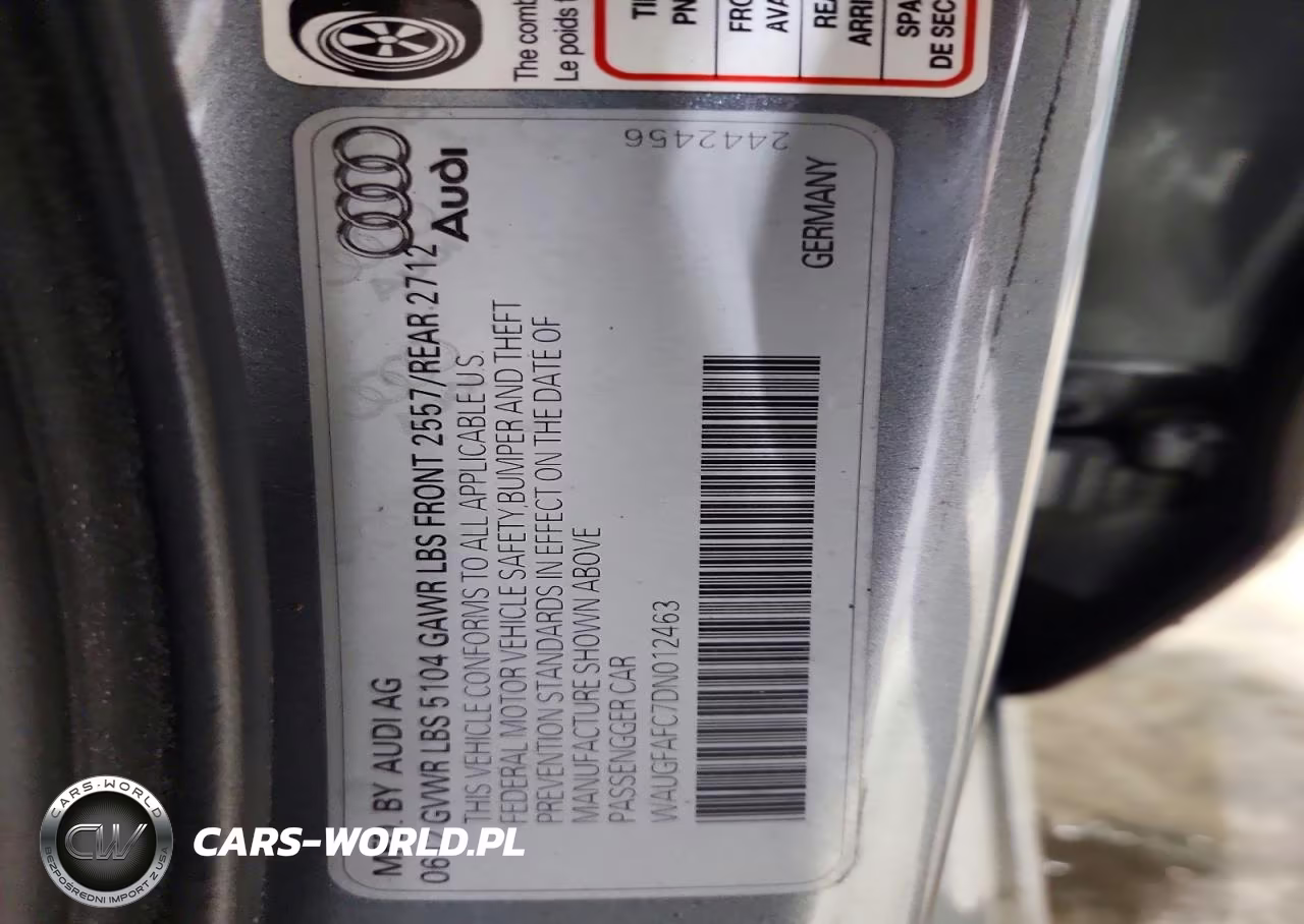 2013 Audi A6 Premium Plus VIN:WAUGFAFC7DN012463 - 12