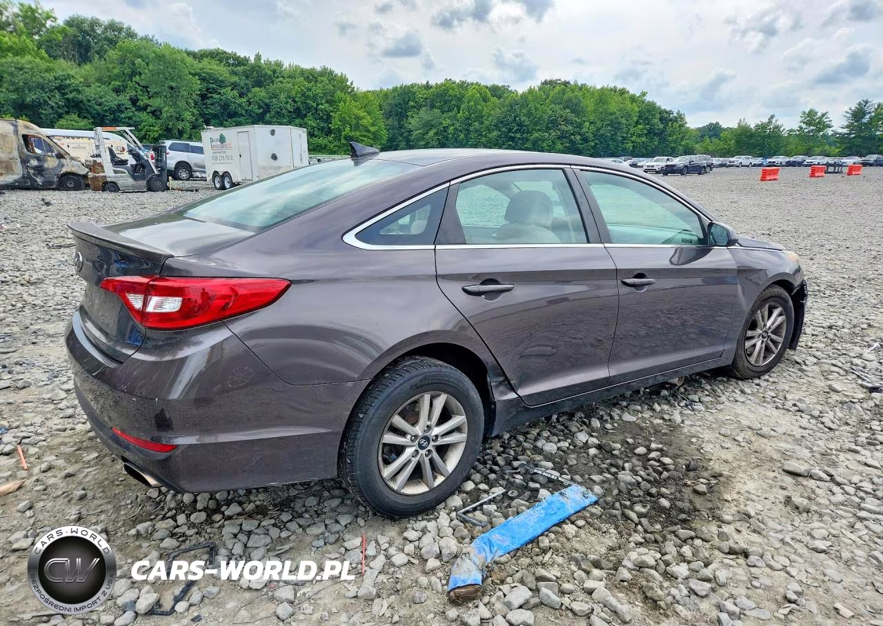 2017 Hyundai Sonata Se VIN:5NPE24AF6HH443665 - 3