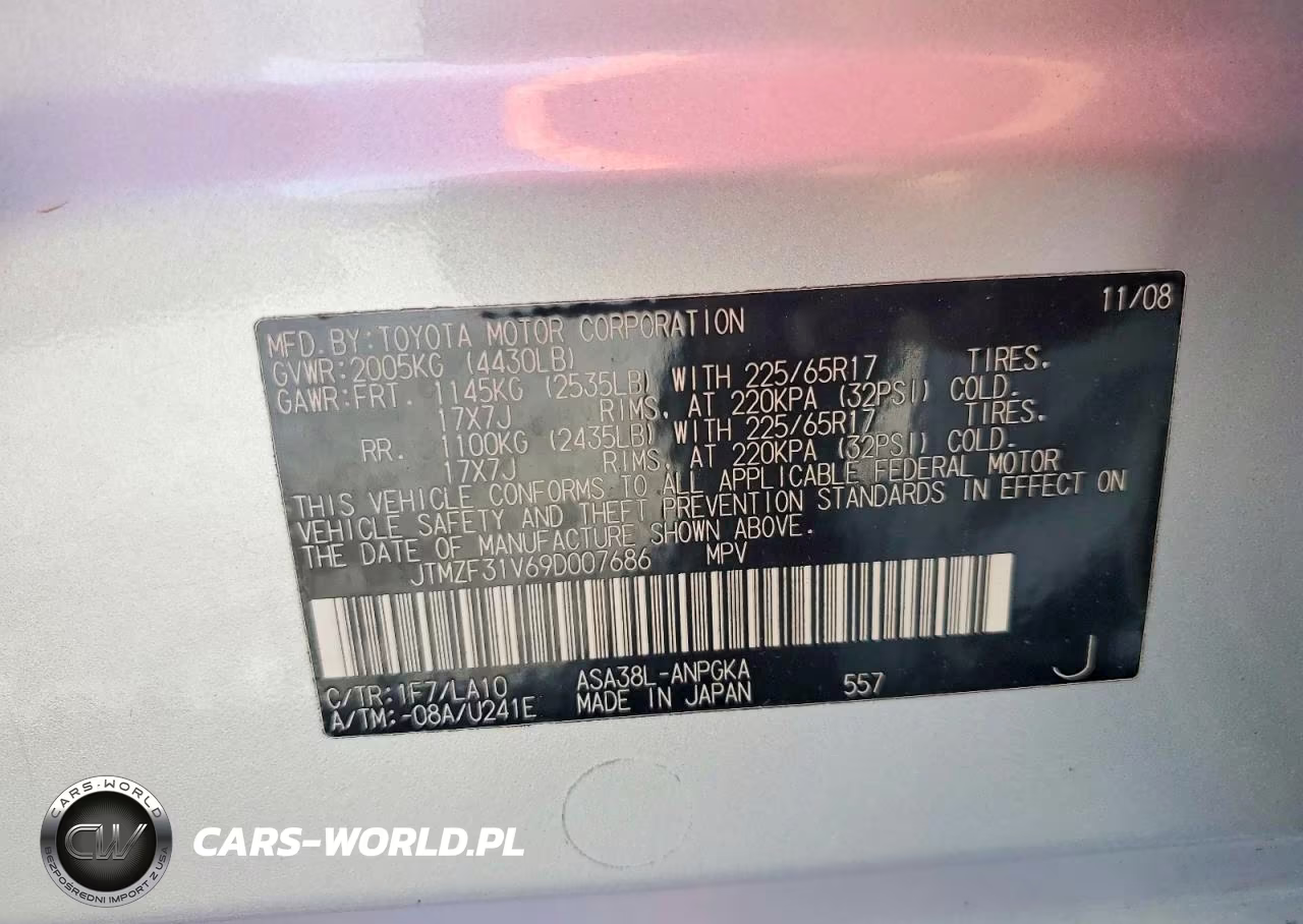 2009 Toyota Rav4 Limited VIN:JTMZF31V69D007686 - 13