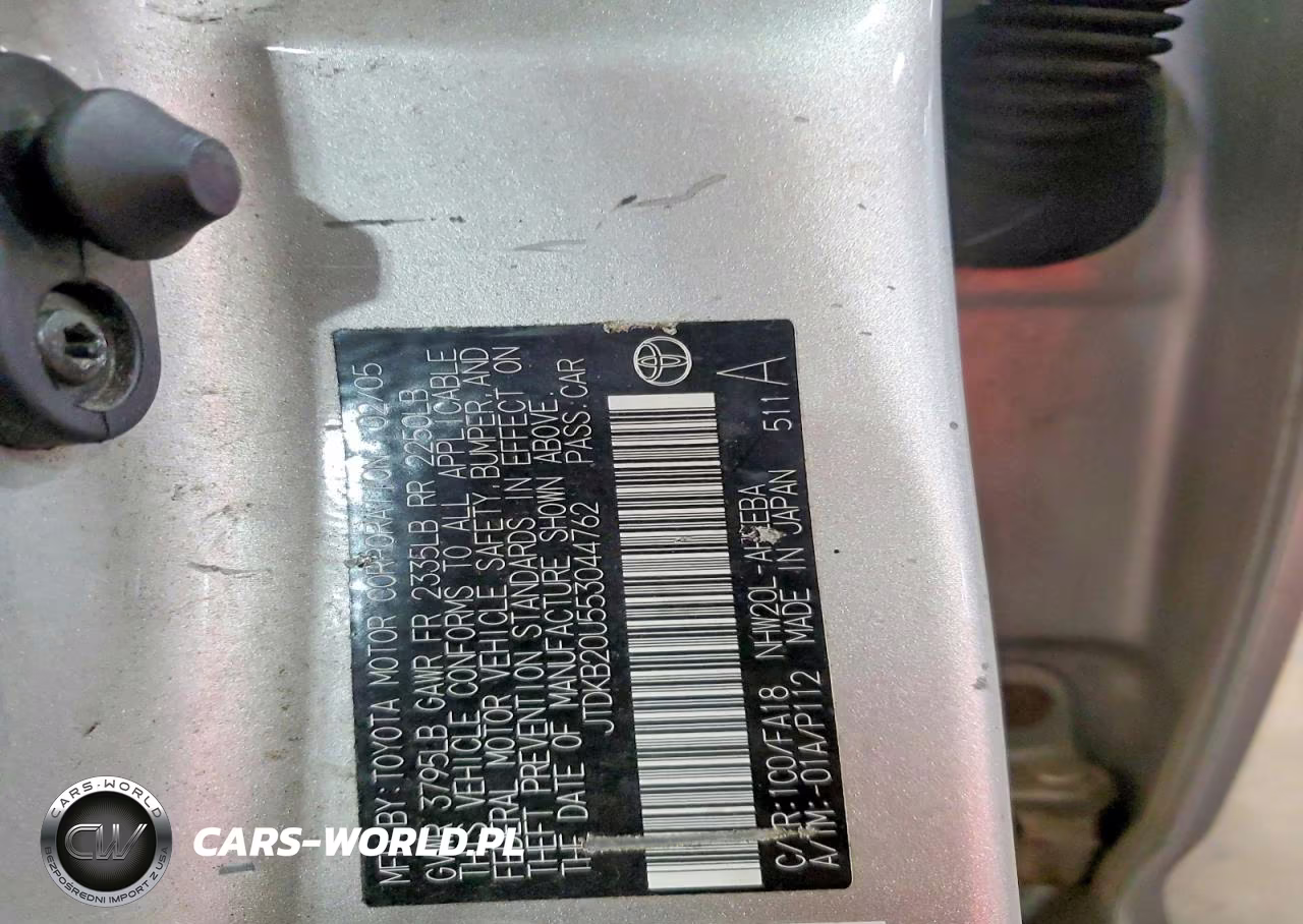 2005 Toyota Prius Base VIN:JTDKB20U553044762 - 12