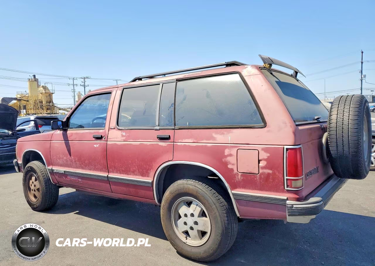 1991 Chevrolet Blazer S10 VIN:1GNDT13Z3M2196073 - 2