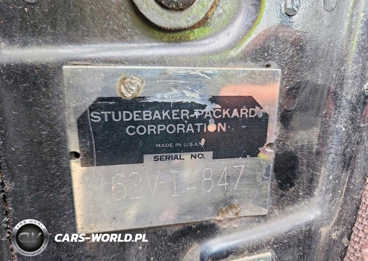 1962 Studebaker Uk VIN:62VI4847 - 12