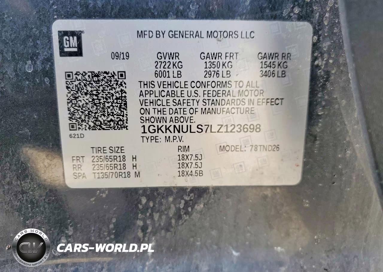 2020 GMC Acadia Slt VIN:1GKKNULS7LZ123698 - 14