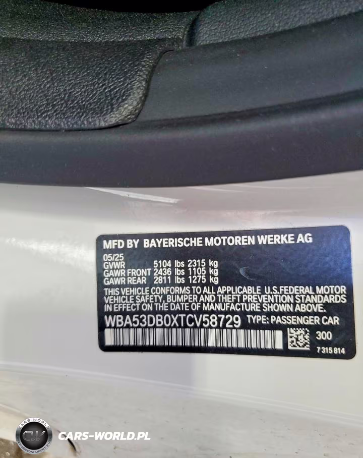 2026 BMW 430Xi VIN:WBA53DB0XTCV58729 - 12