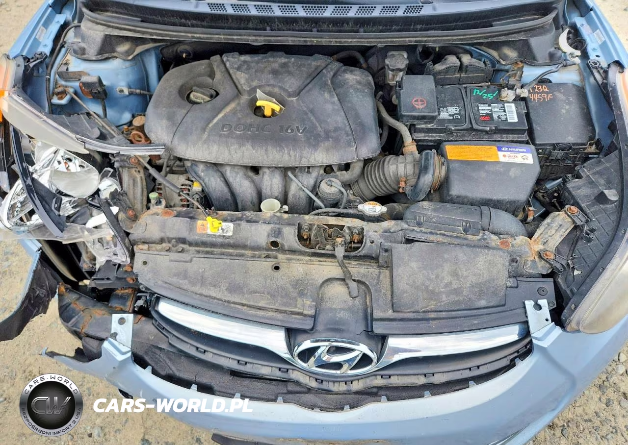 2013 Hyundai Elantra Gls VIN:KMHDH4AE0DU626492 - 11