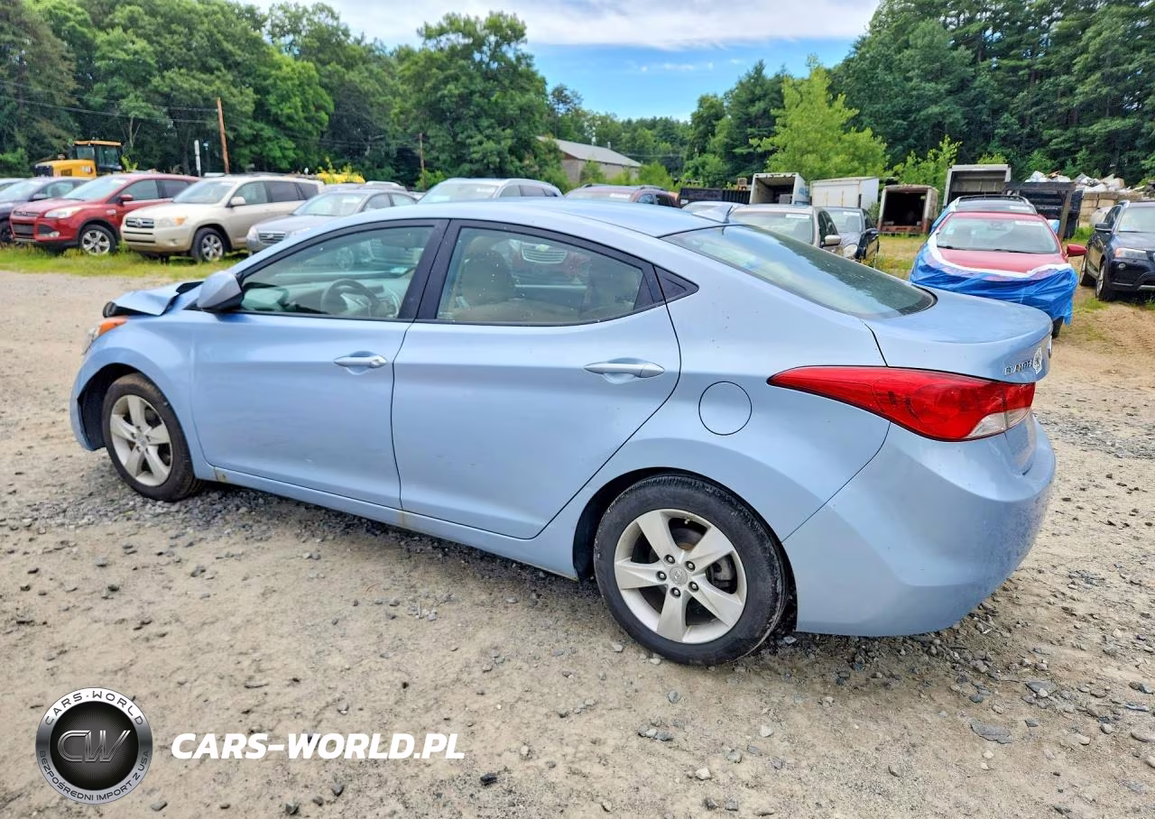 2013 Hyundai Elantra Gls VIN:KMHDH4AE0DU626492 - 2