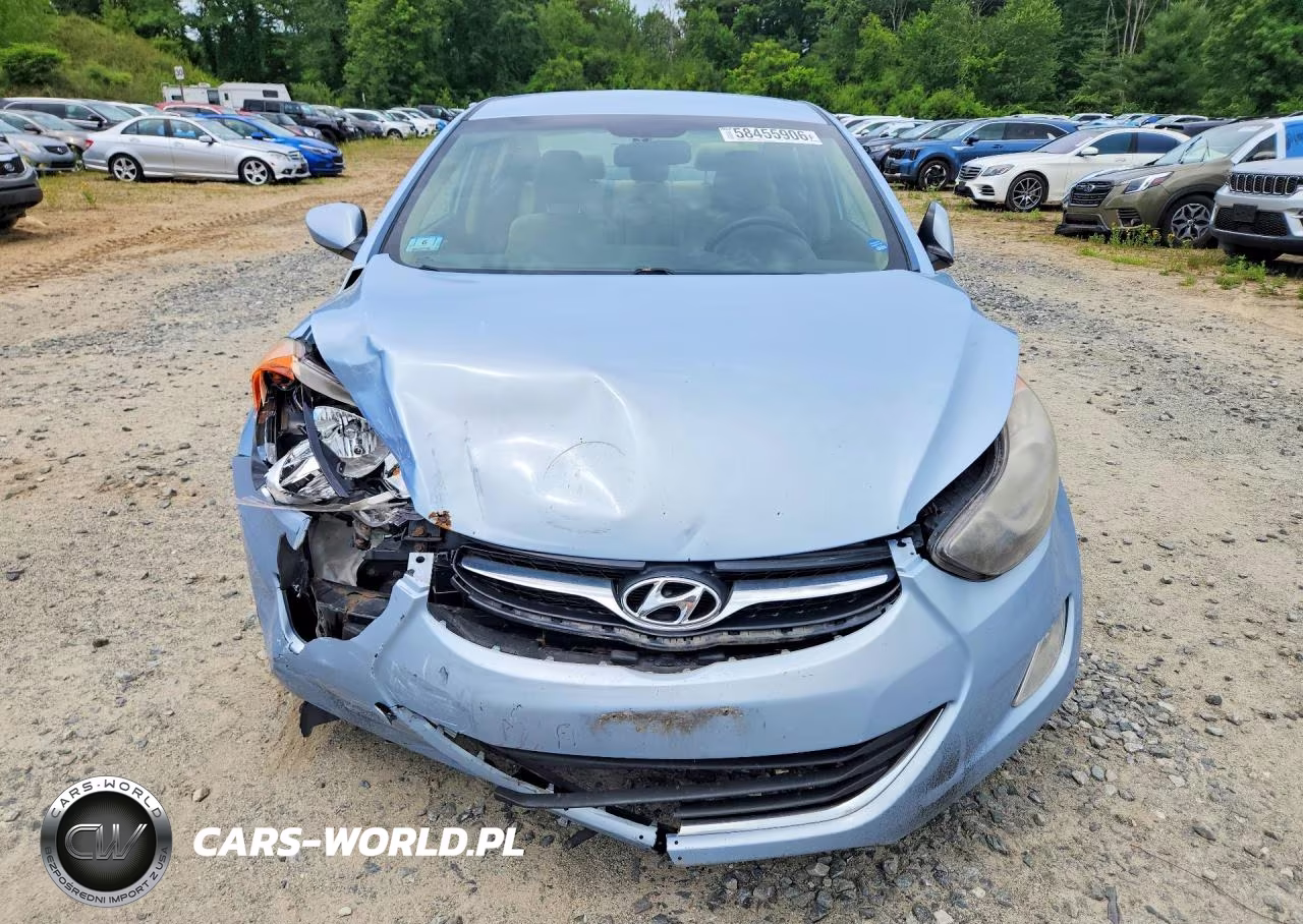 2013 Hyundai Elantra Gls VIN:KMHDH4AE0DU626492 - 5