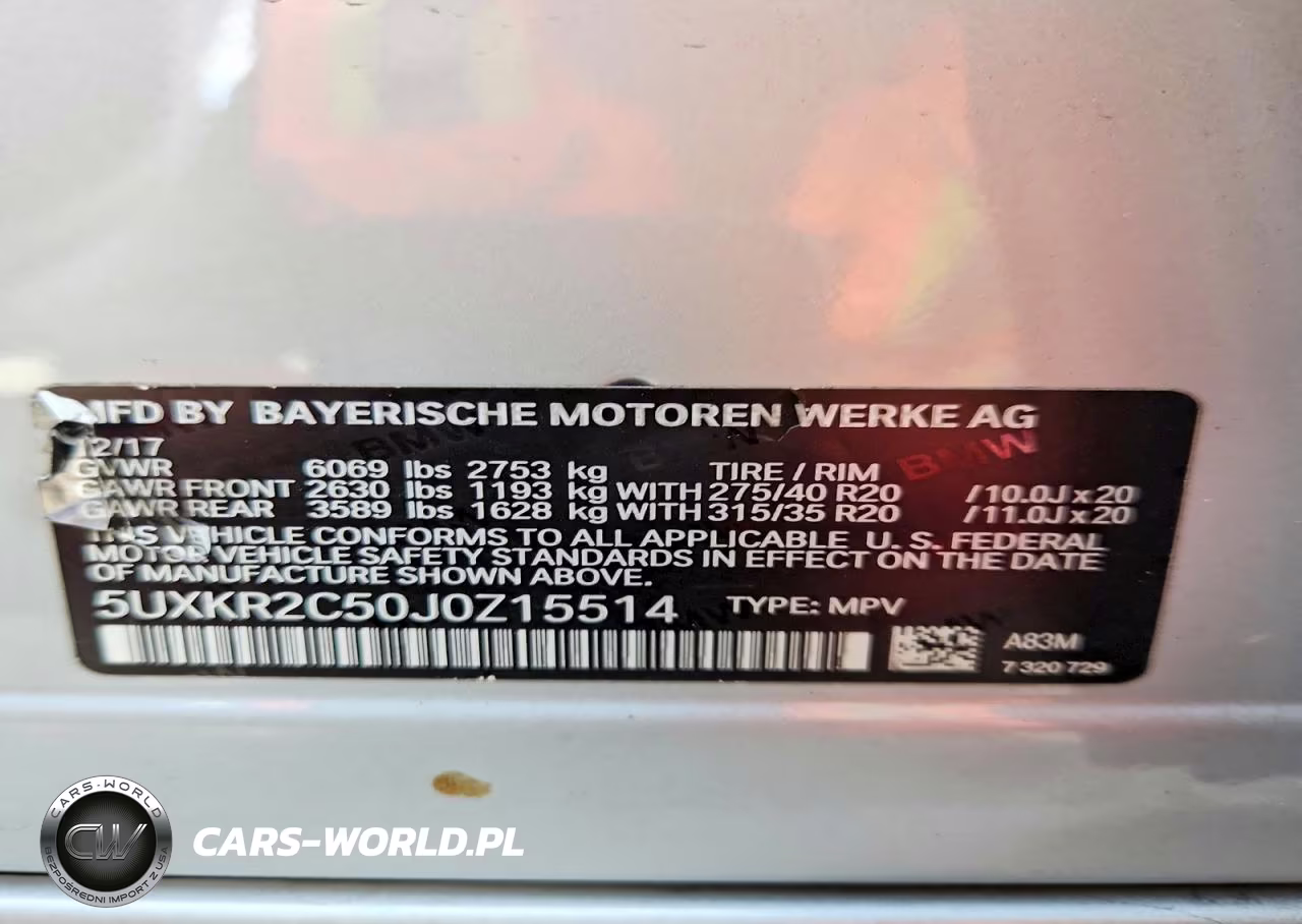 2018 BMW X5 Sdrive35I VIN:5UXKR2C50J0Z15514 - 13