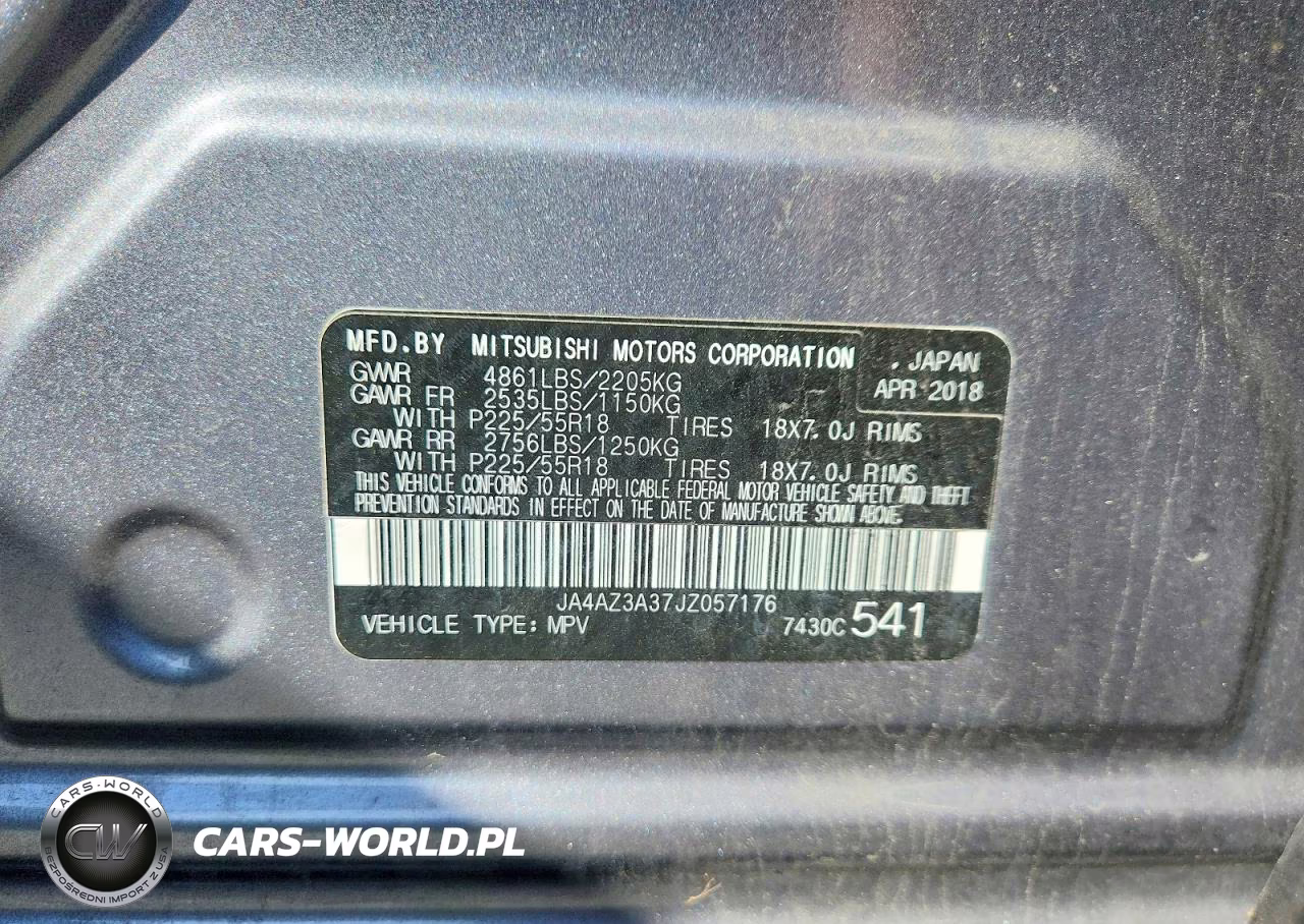2018 Mitsubishi Outlander Se VIN:JA4AZ3A37JZ057176 - 14