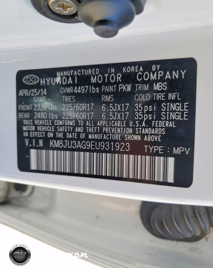 2014 Hyundai Tucson Se VIN:KM8JU3AG9EU931923 - 13
