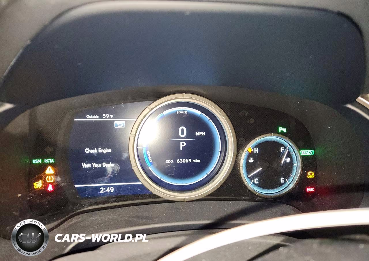 2019 Lexus Rx 450H F Sport VIN:2T2BGMCA4KC042613 - 9