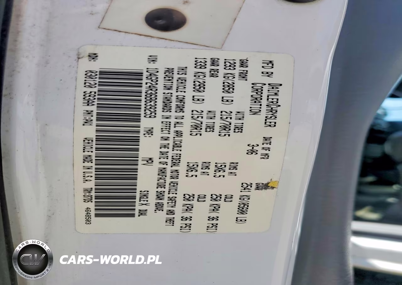2006 Dodge Grand Caravan Se VIN:1D4GP24R36B639259 - 13