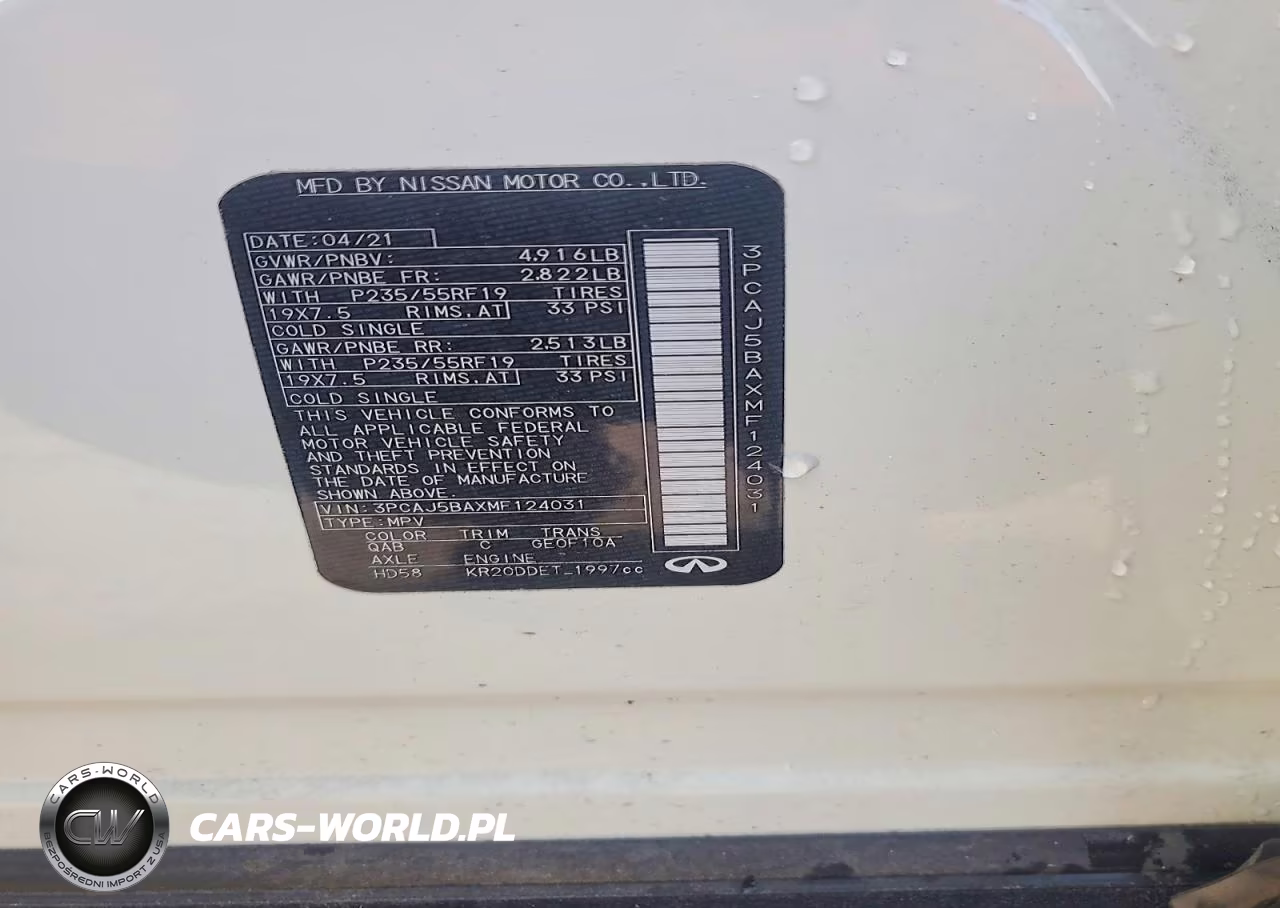 2021 Infiniti Qx50 Luxe VIN:3PCAJ5BAXMF124031 - 13