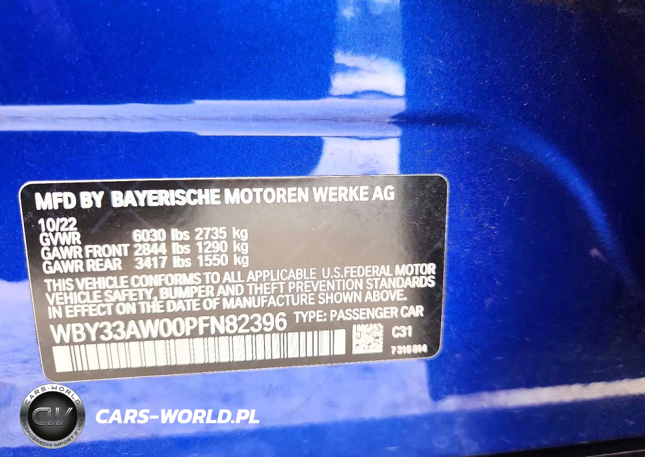 2023 BMW I4 M50 VIN:WBY33AW00PFN82396 - 13