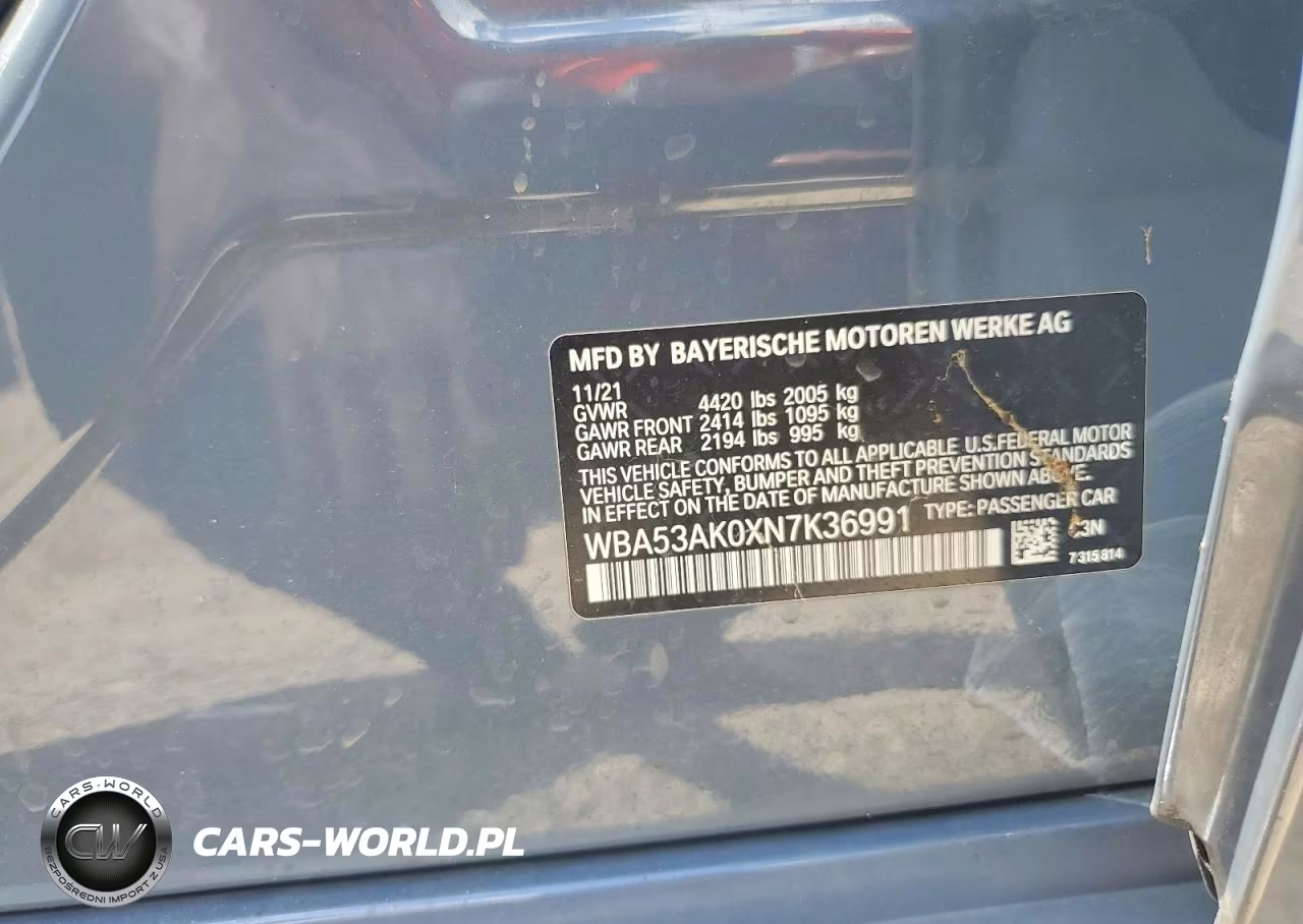 2022 BMW 228I VIN:WBA53AK0XN7K36991 - 12