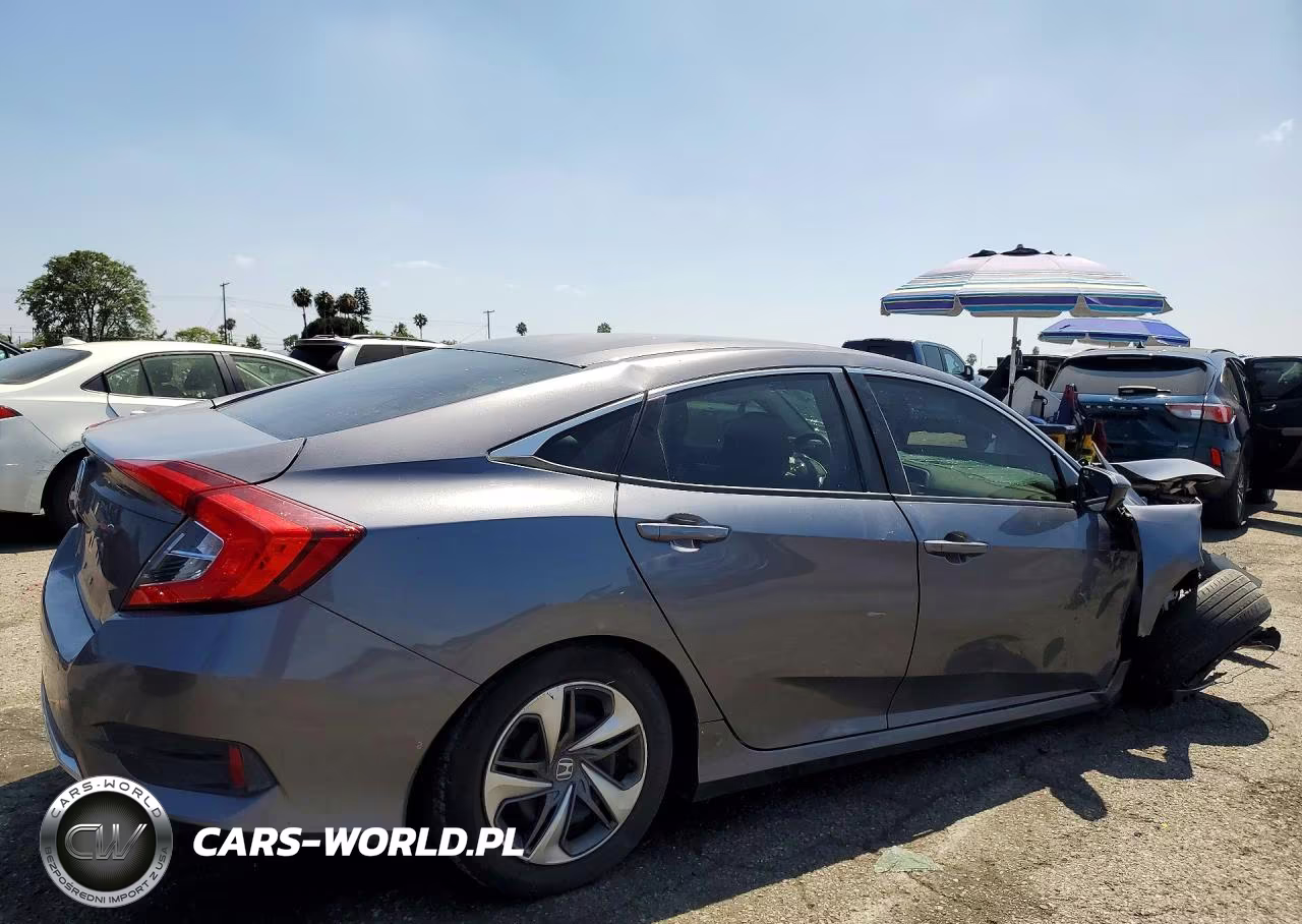 2020 Honda Civic Lx VIN:19XFC2F68LE216554 - 3