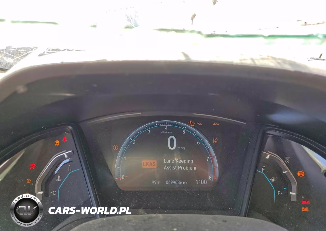 2020 Honda Civic Lx VIN:19XFC2F68LE216554 - 9