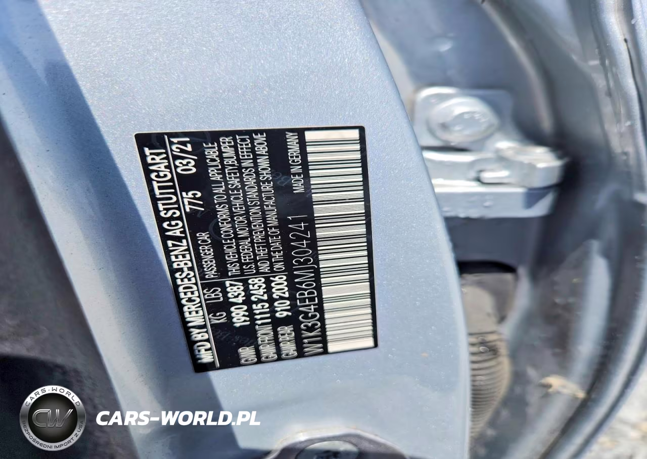 2021 Mercedes-Benz A 220 VIN:W1K3G4EB6MJ304241 - 12