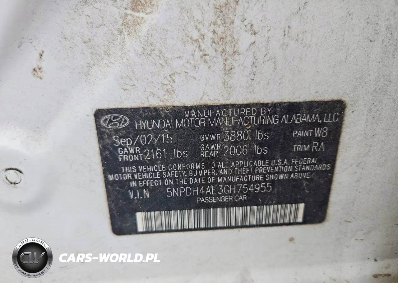 2016 Hyundai Elantra Se VIN:5NPDH4AE3GH754955 - 12