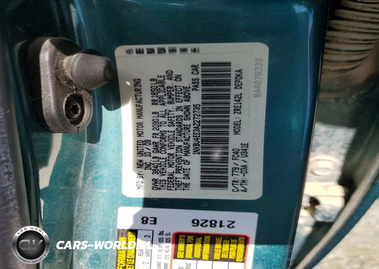 2010 Toyota Corolla Le VIN:1NXBU4EE3AZ272735 - 12