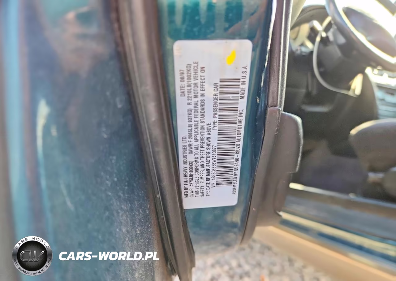 1998 Subaru Legacy 30Th Anniversary Outback-30Th VIN:4S3BG6858W7613877 - 12