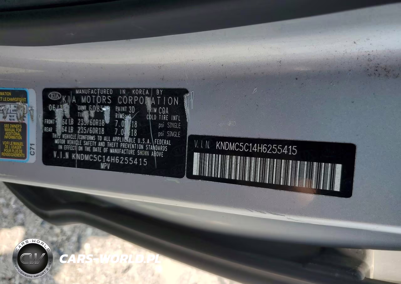 2017 Kia Sedona Ex VIN:KNDMC5C14H6255415 - 12