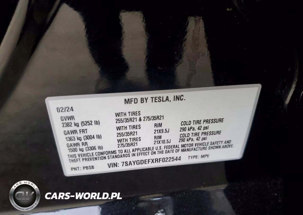2024 Tesla Model Y VIN:7SAYGDEFXRF022544 - 13