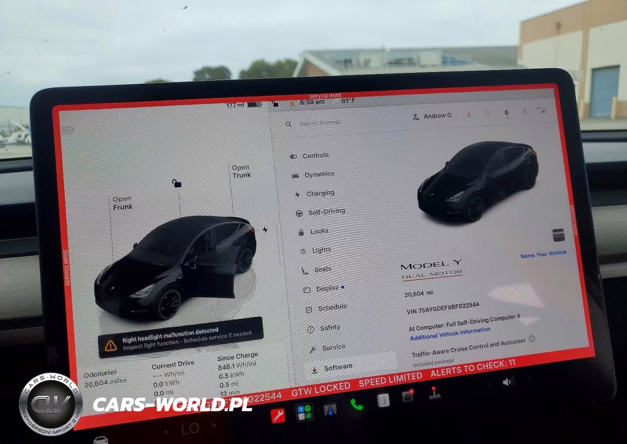 2024 Tesla Model Y VIN:7SAYGDEFXRF022544 - 9