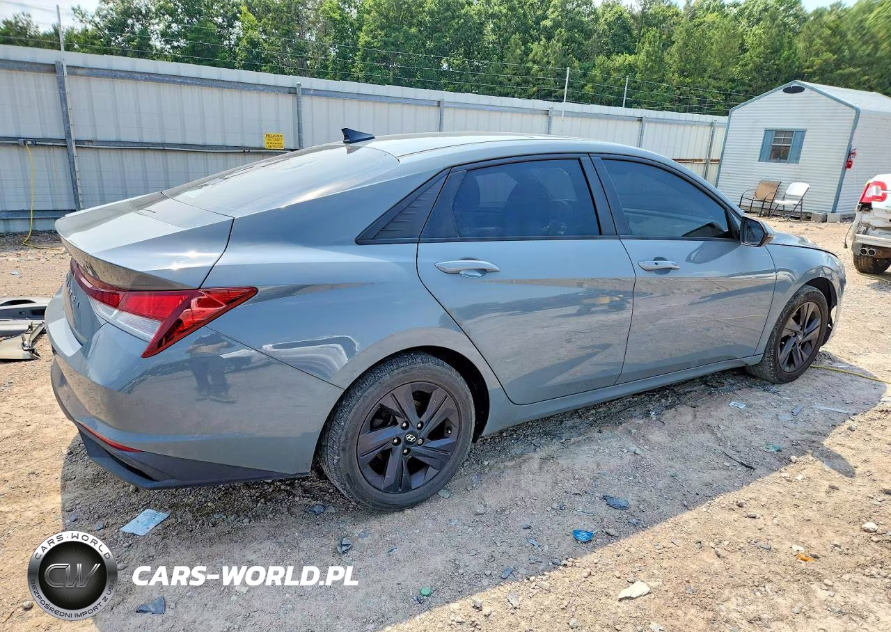 2021 Hyundai Elantra Sel VIN:KMHLS4AG2MU190629 - 3