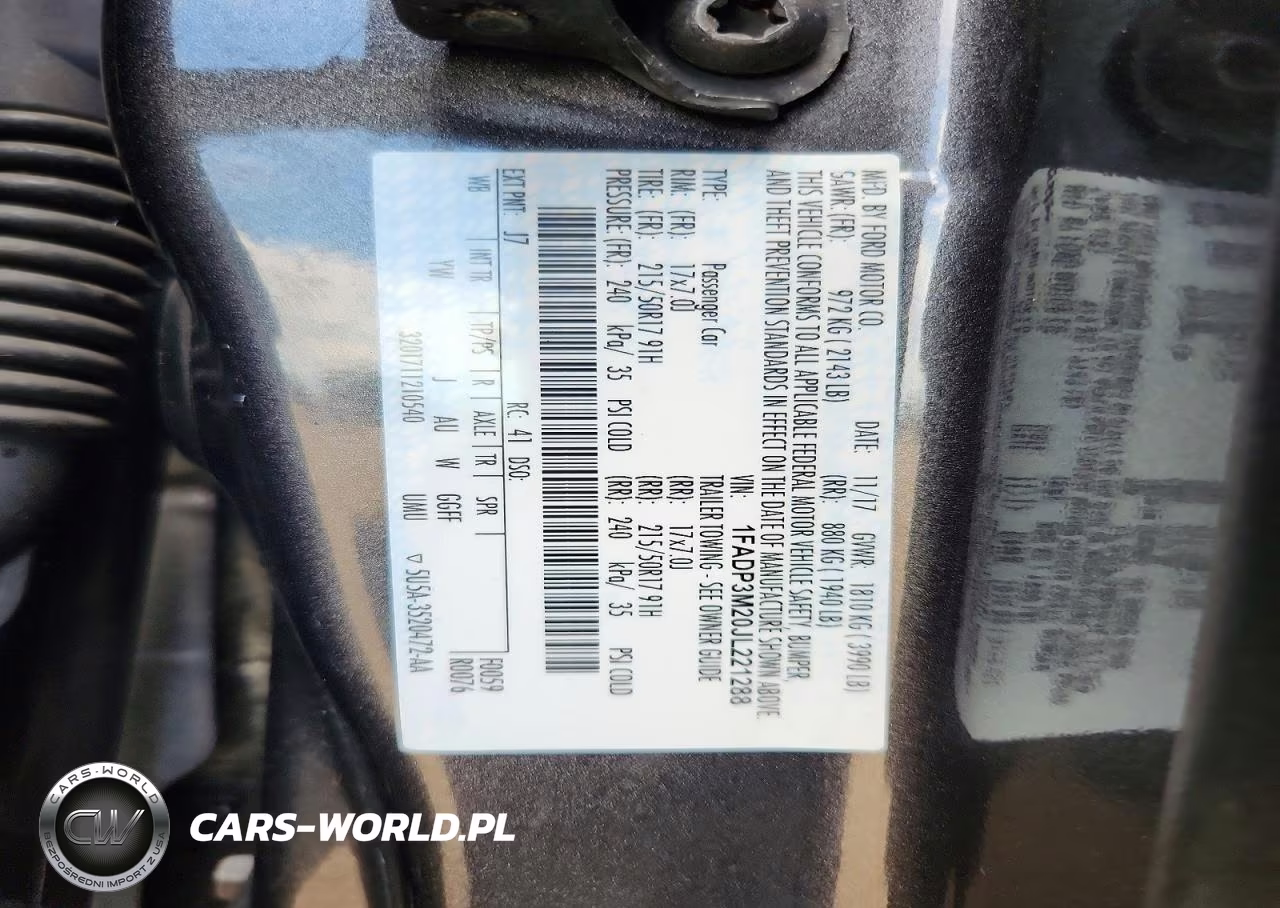 2018 Ford Focus Sel VIN:1FADP3M20JL221288 - 12
