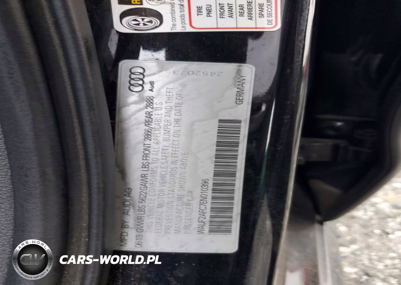 2014 Audi S6 VIN:WAUF2AFC7EN010396 - 12