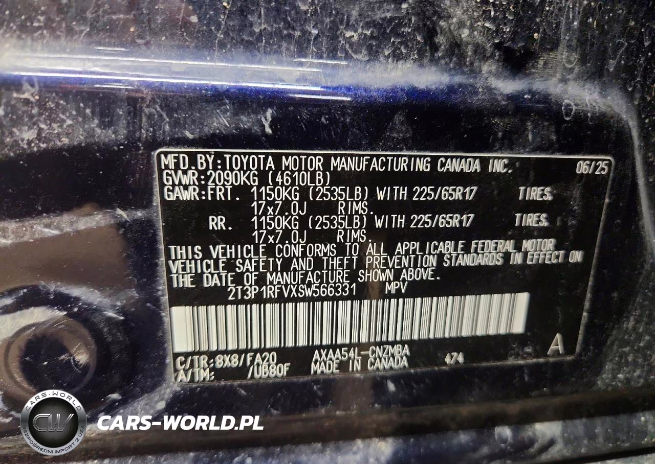 2025 Toyota Rav4 Xle VIN:2T3P1RFVXSW566331 - 14