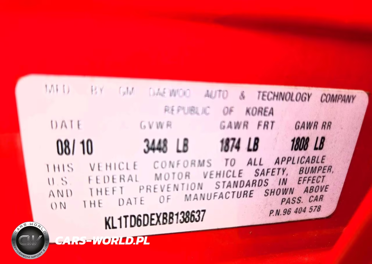 2011 Chevrolet Aveo Ls VIN:KL1TD6DEXBB138637 - 12