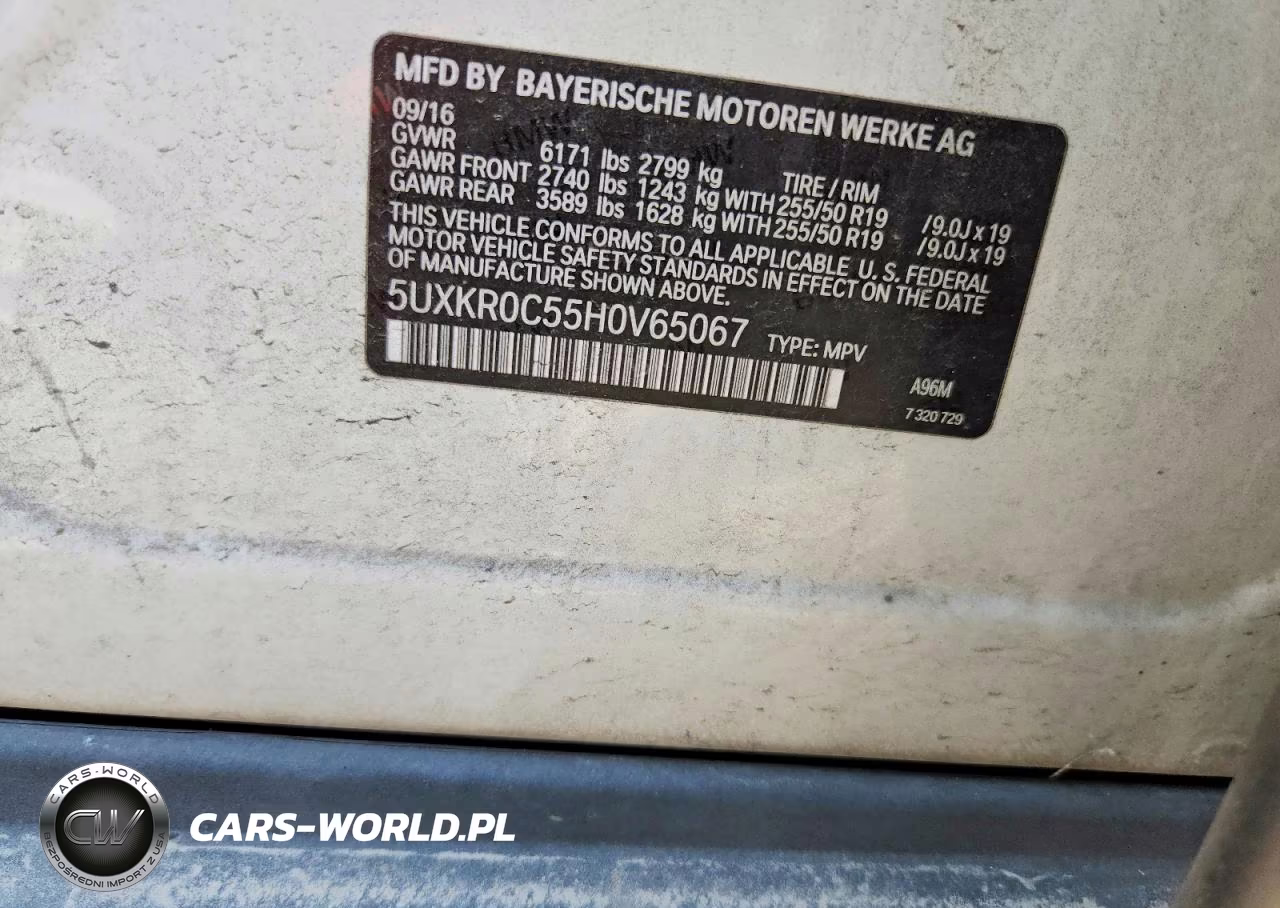 2017 BMW X5 xDrive35I VIN:5UXKR0C55H0V65067 - 12