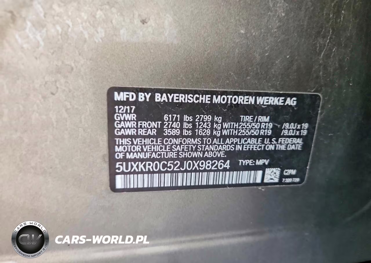 2018 BMW X5 xDrive35I VIN:5UXKR0C52J0X98264 - 13