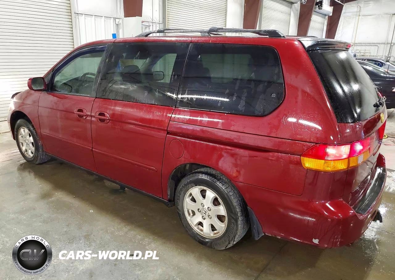 2002 Honda Odyssey Exl VIN:5FNRL18092B044348 - 2