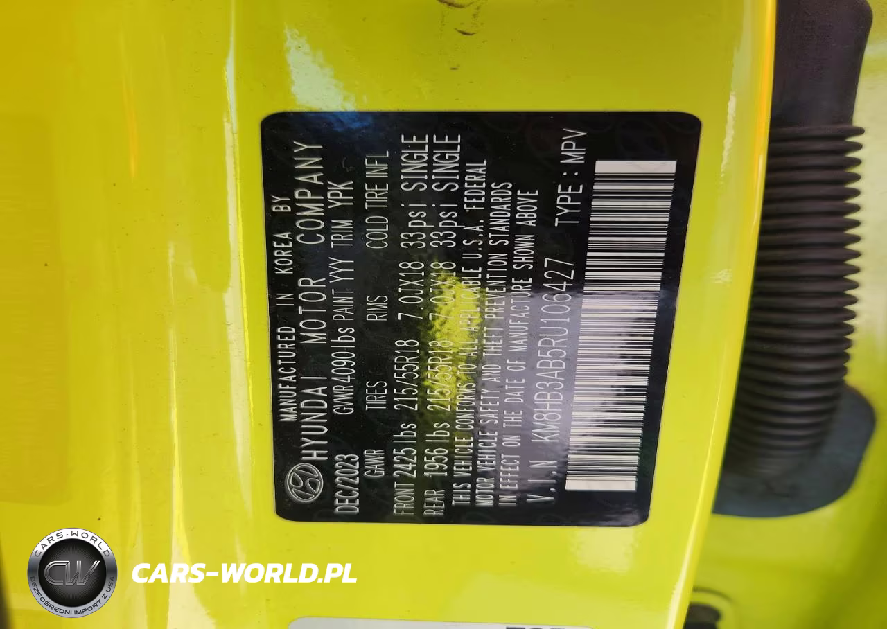 2024 Hyundai Kona Sel VIN:KM8HB3AB5RU106427 - 13