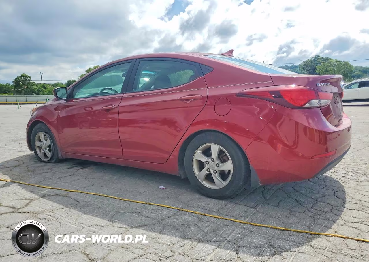 2015 Hyundai Elantra Se VIN:5NPDH4AE6FH609911 - 2
